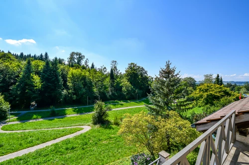 schöner Ausblick ins Grüne