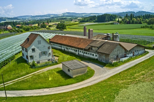 idyllisch eingebettet in der Landwirtschaftszone